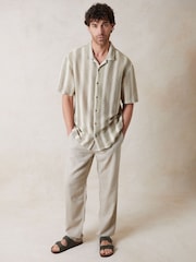 Camisa de manga corta de crochet con corte holgado de Threadbare - Imagen 3 de 4