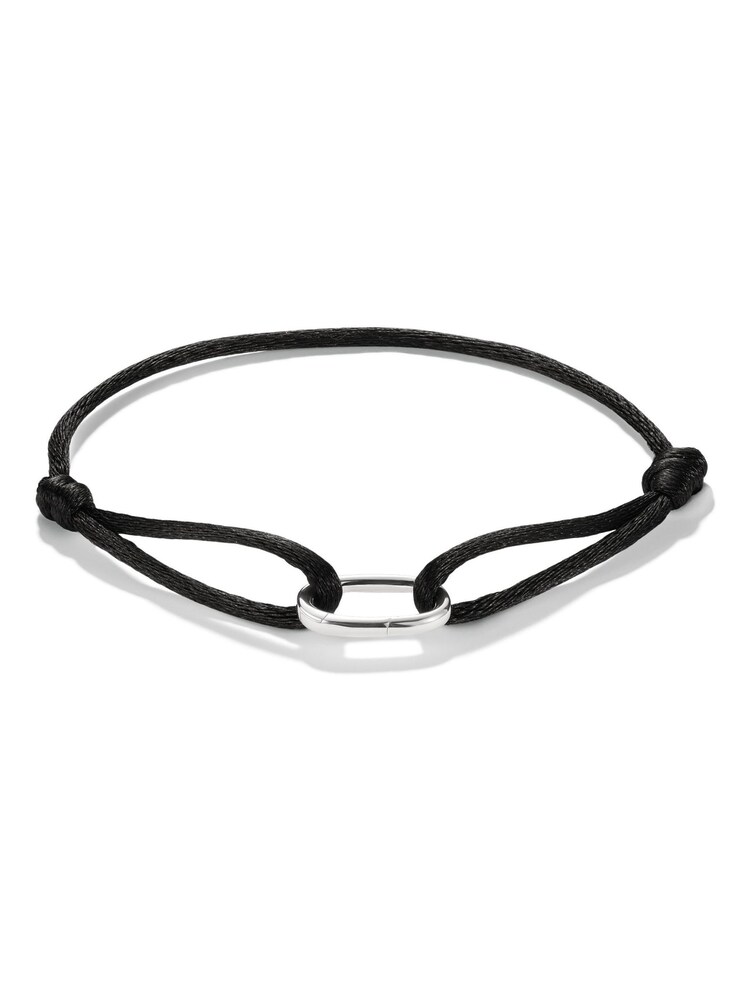 Thomas Sabo Black Charm Connect Textile Bracelet - Image 1 of 3