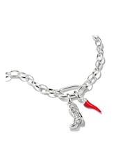 Thomas Sabo Silver Charm Connect Cowboy Boots - Image 1 of 3