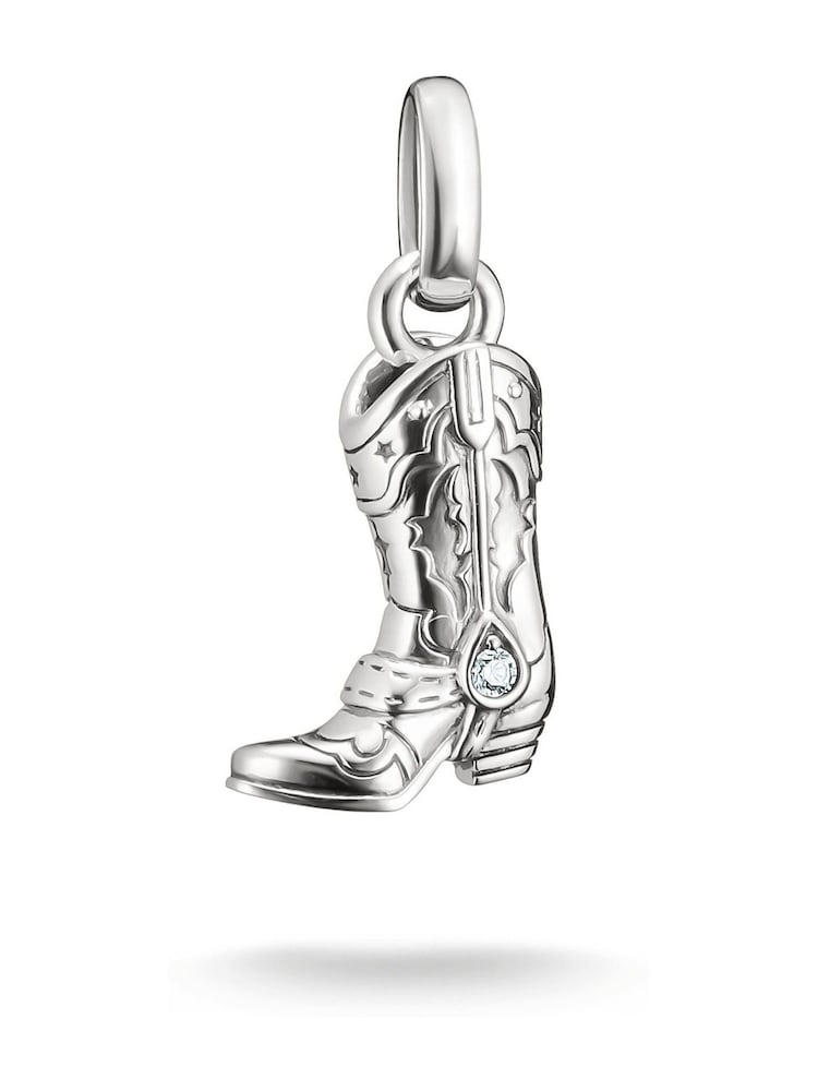 Thomas Sabo Silver Charm Connect Cowboy Boots - Image 2 of 3 Thomas Sabo Silver Charm Connect Cowboy Boots - Image 2 of 3