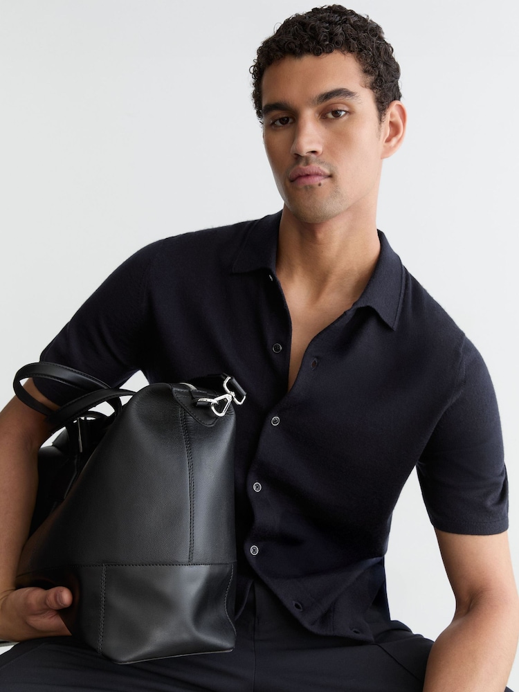 Reiss Navy Drayton Shirt - Image 1 of 6