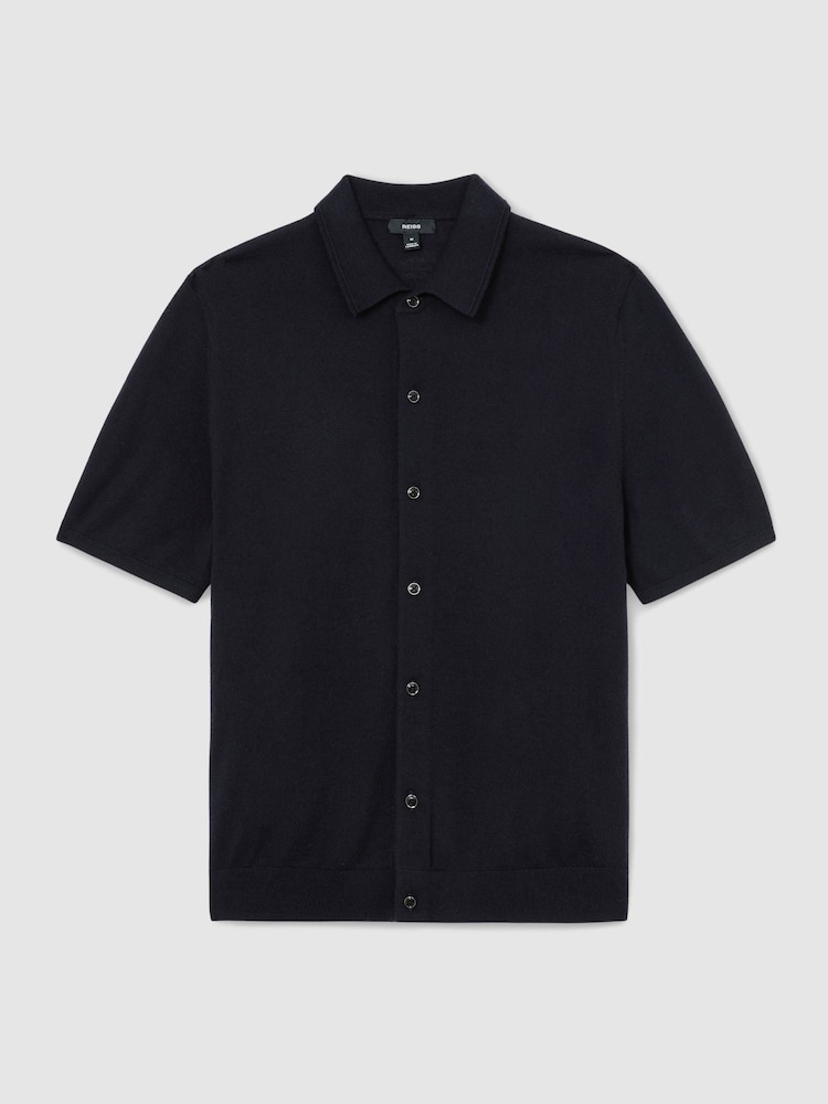 Reiss Navy Drayton Shirt - Image 2 of 6