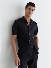 Reiss Navy Drayton Shirt - Image 3 of 6