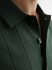 Ciemnozielony - Reiss Greyson Polo Shirt - Obraz 3 z 6