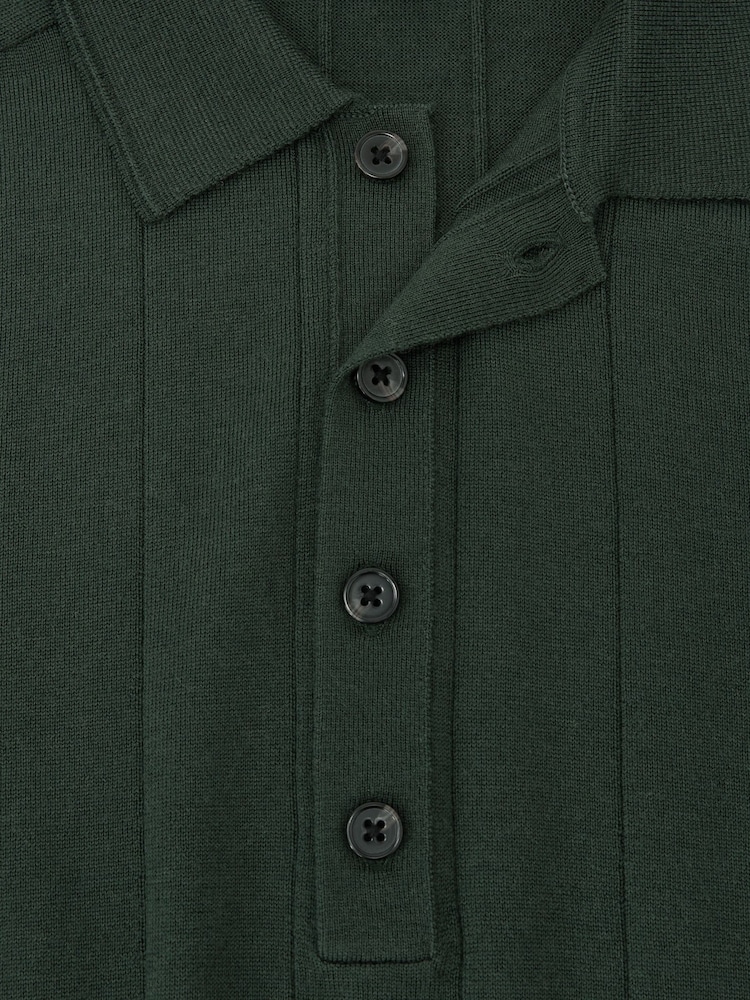 Ciemnozielony - Reiss Greyson Polo Shirt - Obraz 6 z 6