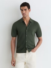 Reiss Dark Green Drayton Shirt - Image 1 of 6