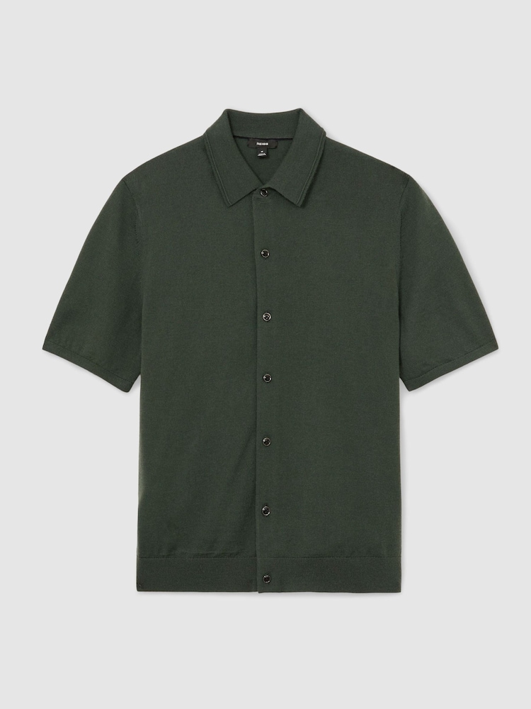 Reiss Dark Green Drayton Shirt - Image 2 of 6