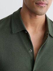 Reiss Dark Green Drayton Shirt - Image 3 of 6