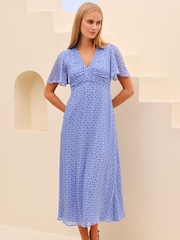 Aspiga Anais Crinkle-Chiffon-Kleid - Bild 1 von 5