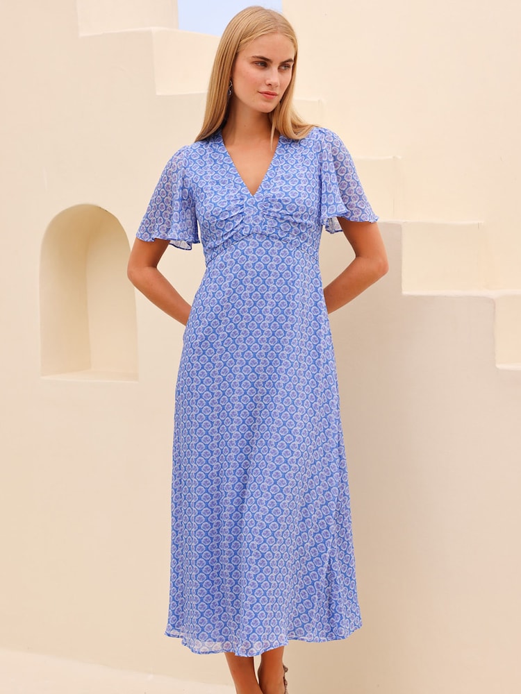 Aspiga Anais Crinkle-Chiffon-Kleid - Bild 1 von 5