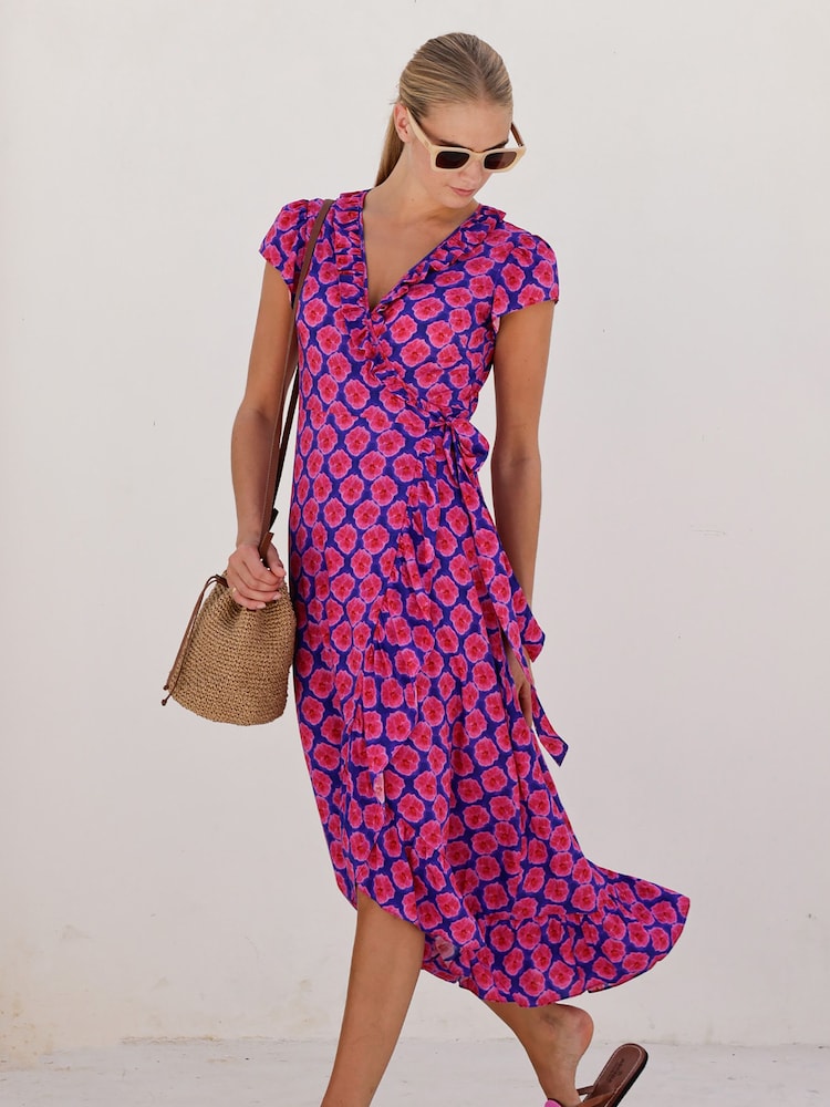 فستان ملفوف من نسيج EcoVero تشكيلة Demi من Aspiga - Image 1 of 6