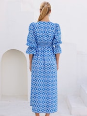 Aspiga Blue Chloe Thin Cotton Dress - Image 2 of 6