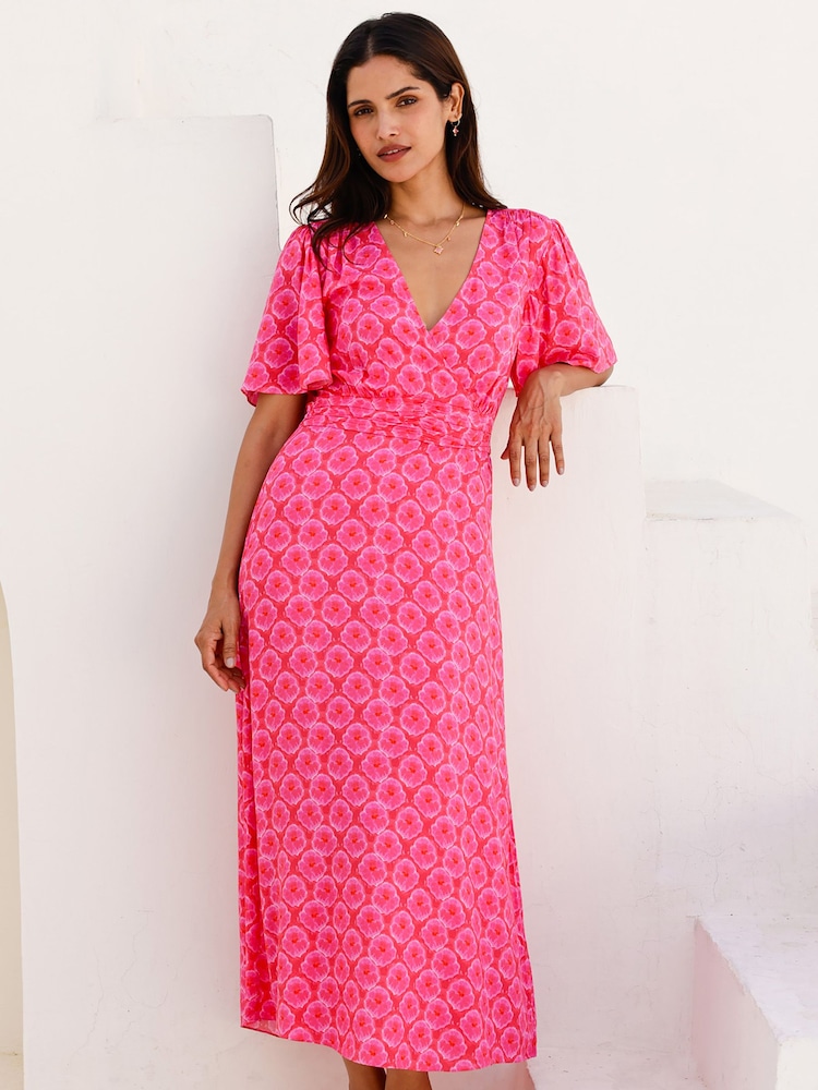 Aspiga Pink Mimi EcoVero Dress - Image 1 of 6 Aspiga Pink Mimi EcoVero Dress - Image 1 of 6