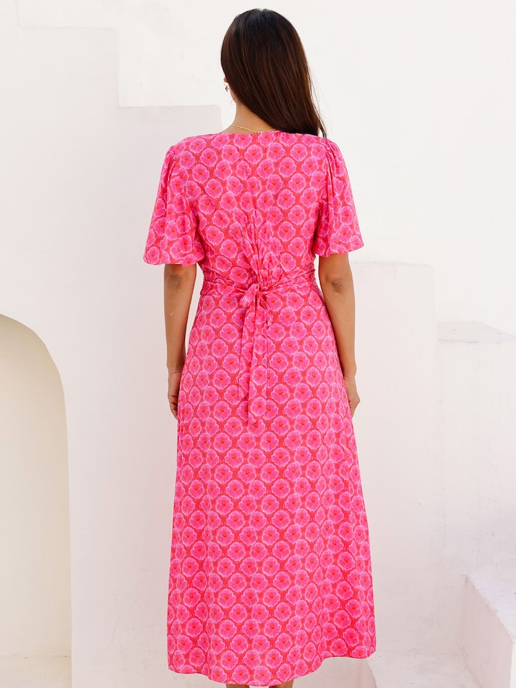 Aspiga Pink Mimi EcoVero Dress - Image 2 of 6 Aspiga Pink Mimi EcoVero Dress - Image 2 of 6