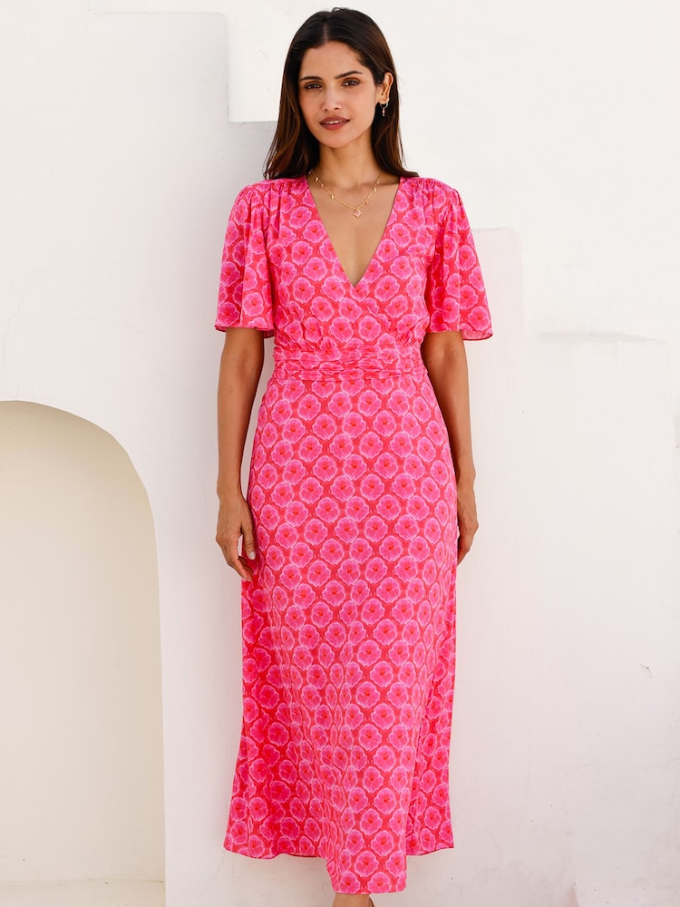 Aspiga Pink Mimi EcoVero Dress - Image 6 of 6 Aspiga Pink Mimi EcoVero Dress - Image 6 of 6