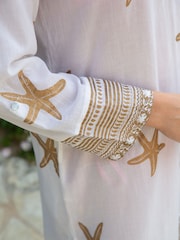 Aspiga Gold Guadalupe Maxi Cotton Tunic - Image 4 of 4