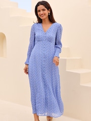 Aspiga Blue Long Sleeve Sally Anne Dress - Image 2 of 5