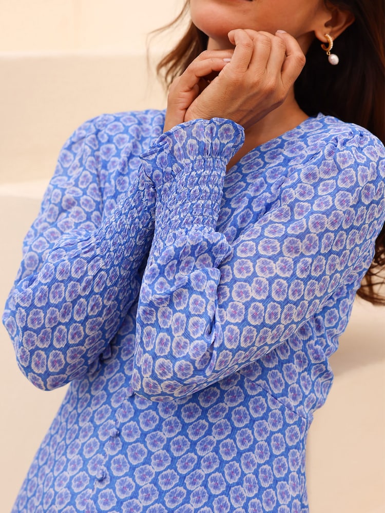 Aspiga Blue Long Sleeve Sally Anne Dress - Image 5 of 5