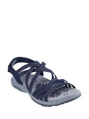 Skechers Blue Reggae Slim - Summer Getaway Sandals - Image 1 of 2