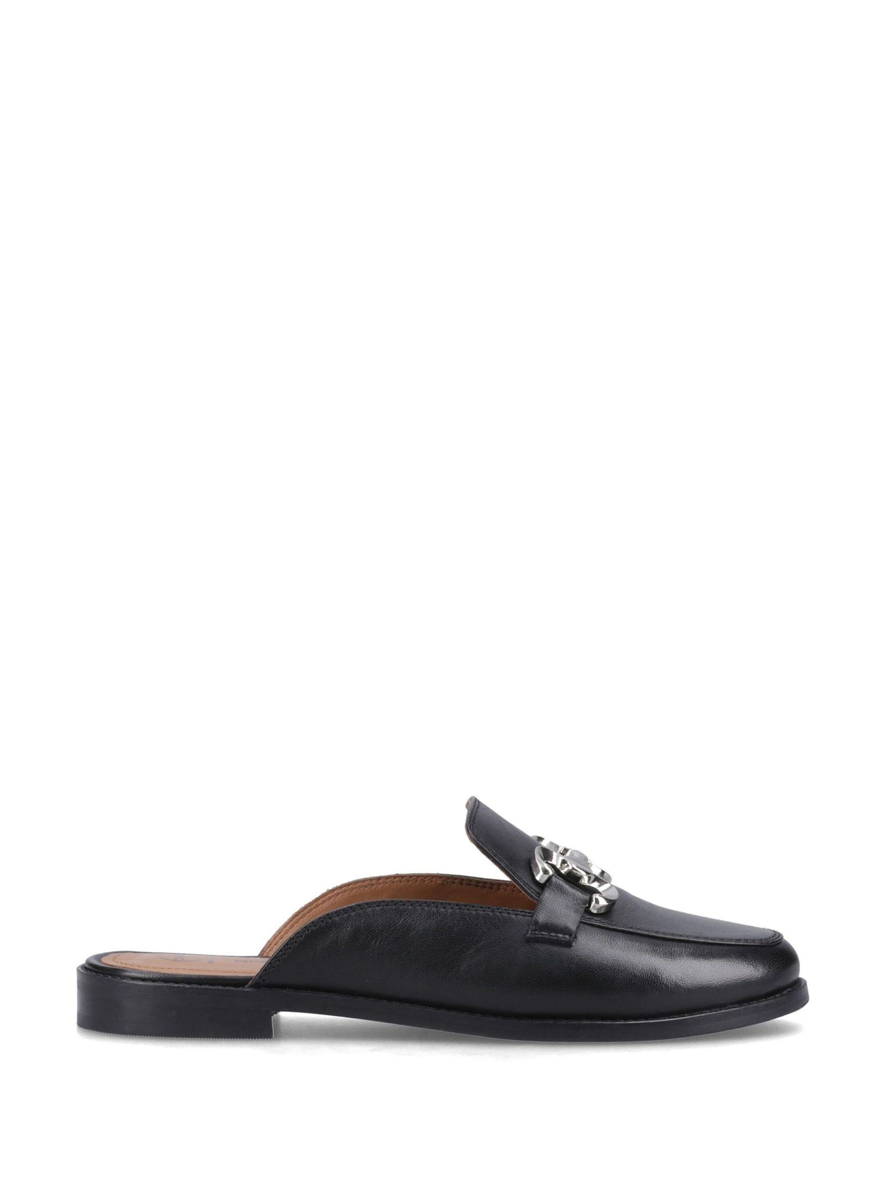 Hush Puppies Women's Black Cathleen Leather Mules