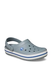 Crocs Grey Crocband Clogs - Image 2 of 6