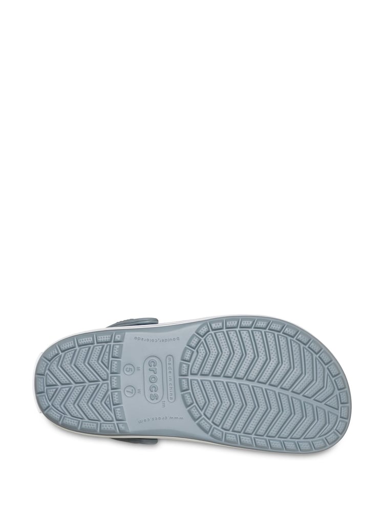 Crocs Grey Crocband Clogs - Image 6 of 6