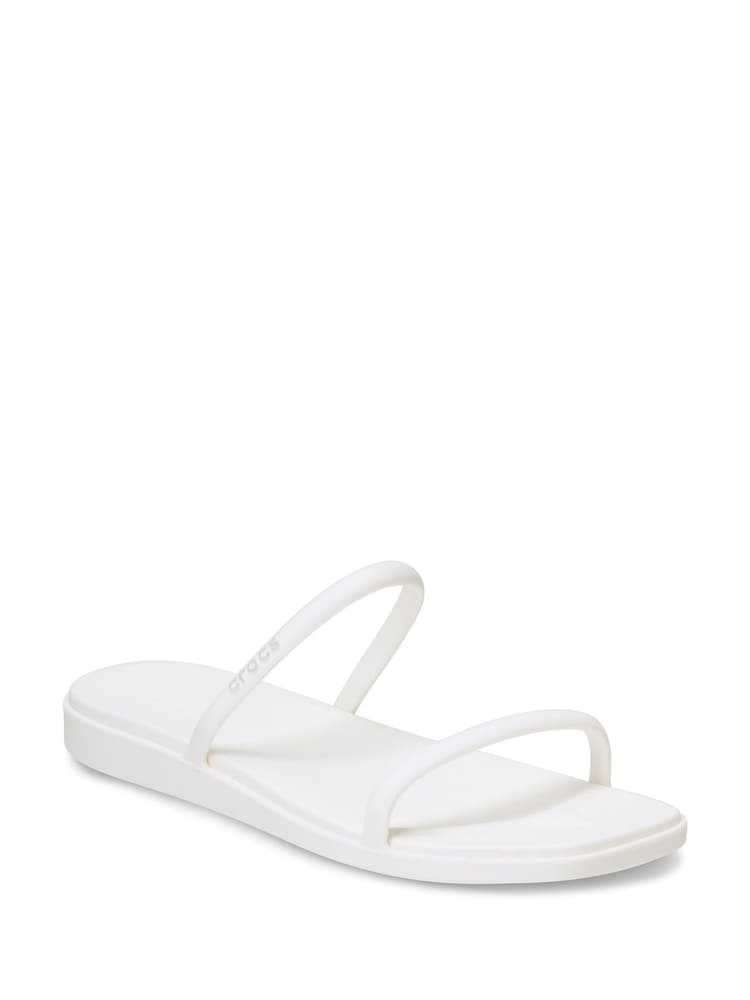 Crocs White Miami Two Strap Sandals - Image 2 of 4 Crocs White Miami Two Strap Sandals - Image 2 of 4