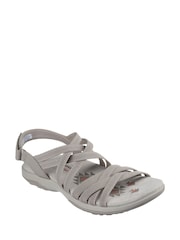 Skechers Grey Reggae Slim - Summer Getaway Sandals - Image 1 of 5