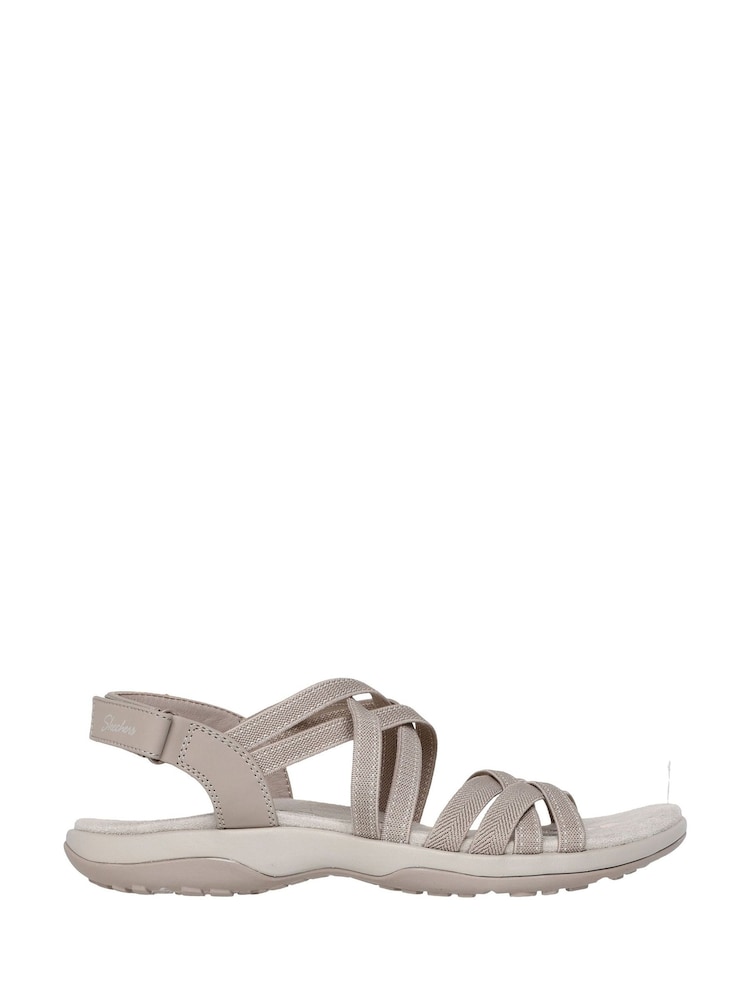 Skechers Grey Reggae Slim - Summer Getaway Sandals - Image 2 of 5