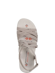 Skechers Grey Reggae Slim - Summer Getaway Sandals - Image 4 of 5