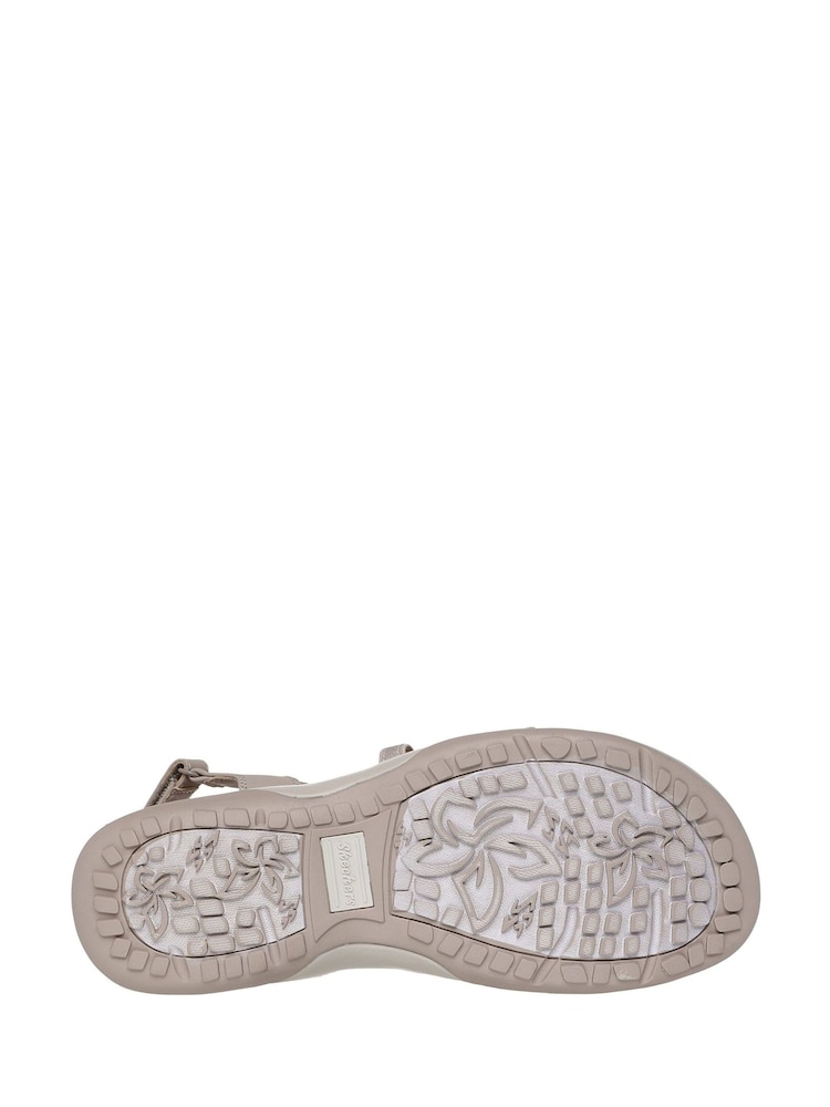 Skechers Grey Reggae Slim - Summer Getaway Sandals - Image 5 of 5