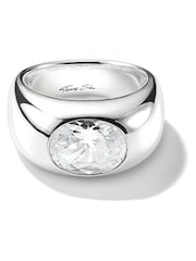 Thomas Sabo 925 Sterling Silver Bold Elegance Ring With Centre Stone - Image 1 of 3