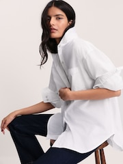 The Set Oversized Shirt White - Image 1 of 8