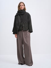 Manteau foulard The Set à col cheminée - Image 2 de 14