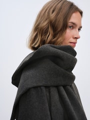 Manteau foulard The Set à col cheminée - Image 6 de 14