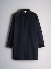 The Set 2 Pack Corduroy Cotton Shirt Dresses Cream/Navy Blue - Image 3 of 5