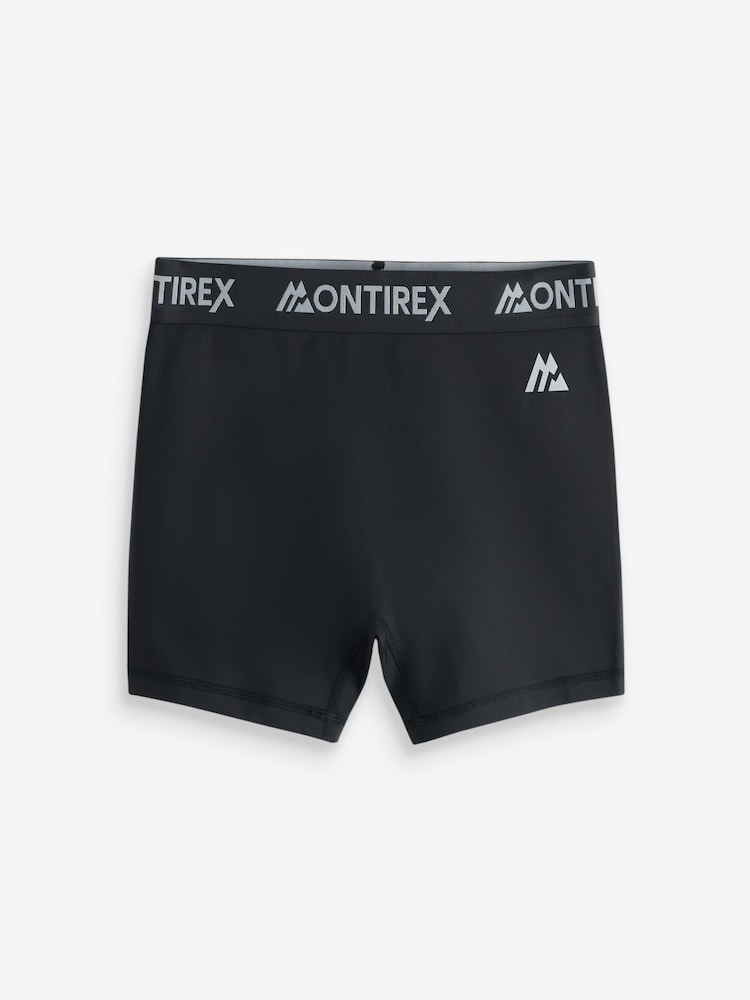 Montirex Black Icon Cycling Shorts - Image 1 of 6