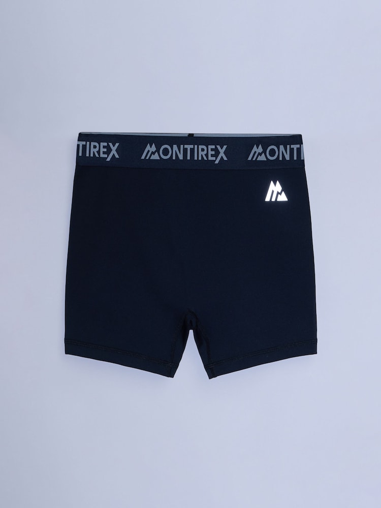 Montirex Black Icon Cycling Shorts - Image 2 of 6