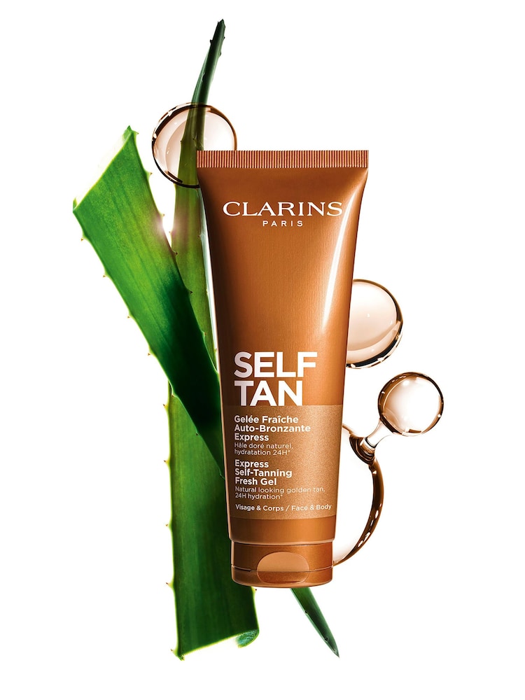 Clarins Express Self Tanning Fresh Gel 125ml - Image 2 of 10