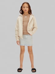 Calvin Klein Oversized Hoodie Fleece - Imaginea 1 din 5