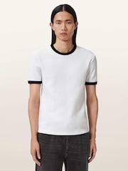 AllSaints White Austin Short Sleeve Crew Neck T-Shirt - Image 2 of 6