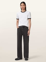 AllSaints White Austin Short Sleeve Crew Neck T-Shirt - Image 3 of 6