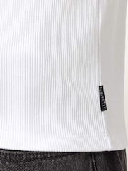 AllSaints White Austin Short Sleeve Crew Neck T-Shirt - Image 4 of 6