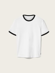 AllSaints White Austin Short Sleeve Crew Neck T-Shirt - Image 6 of 6