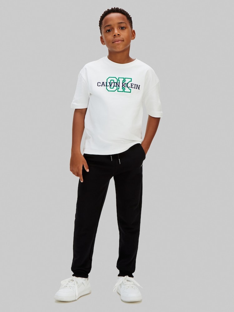 Calvin Klein Black Parachute Style Joggers - Image 2 of 4 Calvin Klein Black Parachute Style Joggers - Image 2 of 4