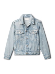 Calvin Klein Blue Denim Trucker Jacket - Image 5 of 5