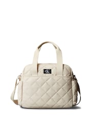 Calvin Klein Cream Baby Diaper Bag - Image 1 of 3