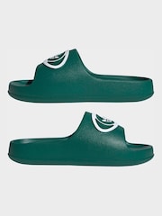 adidas Originals Green Adilette Sandals - Image 5 of 9