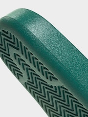 adidas Originals Green Adilette Sandals - Image 9 of 9