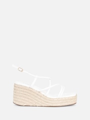 أبيض - حذاء بكعب عريض Belise من Simmi London - صورة 2 من 4